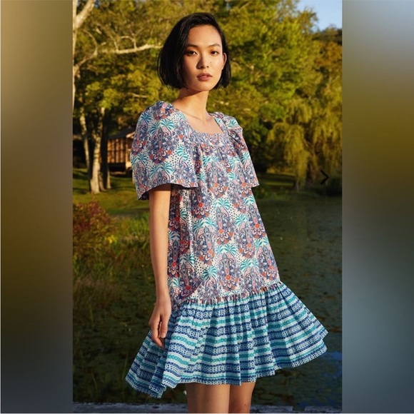 Cara Cara Janie Palm Medallion Dress Size Medium